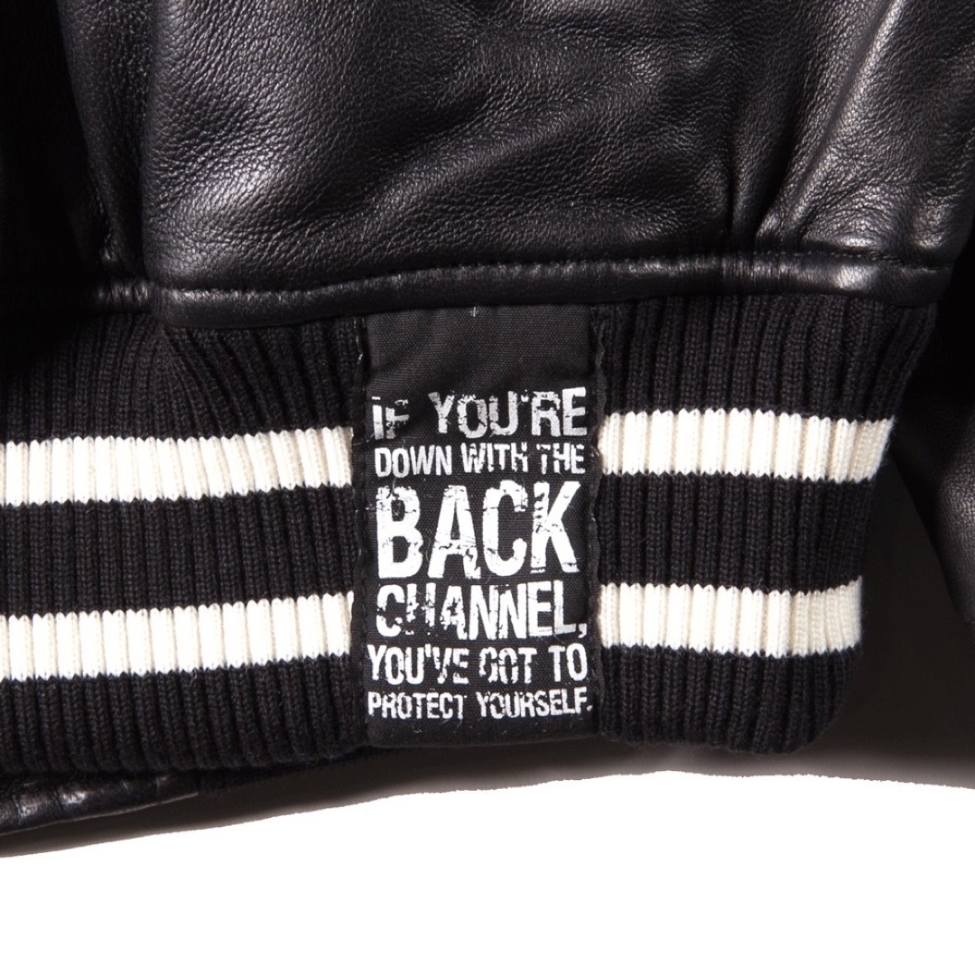 Back Channel - BackChannel バックチャンネル レザージャケット Back Channel - BackChannel バックチャンネル レザージャケット