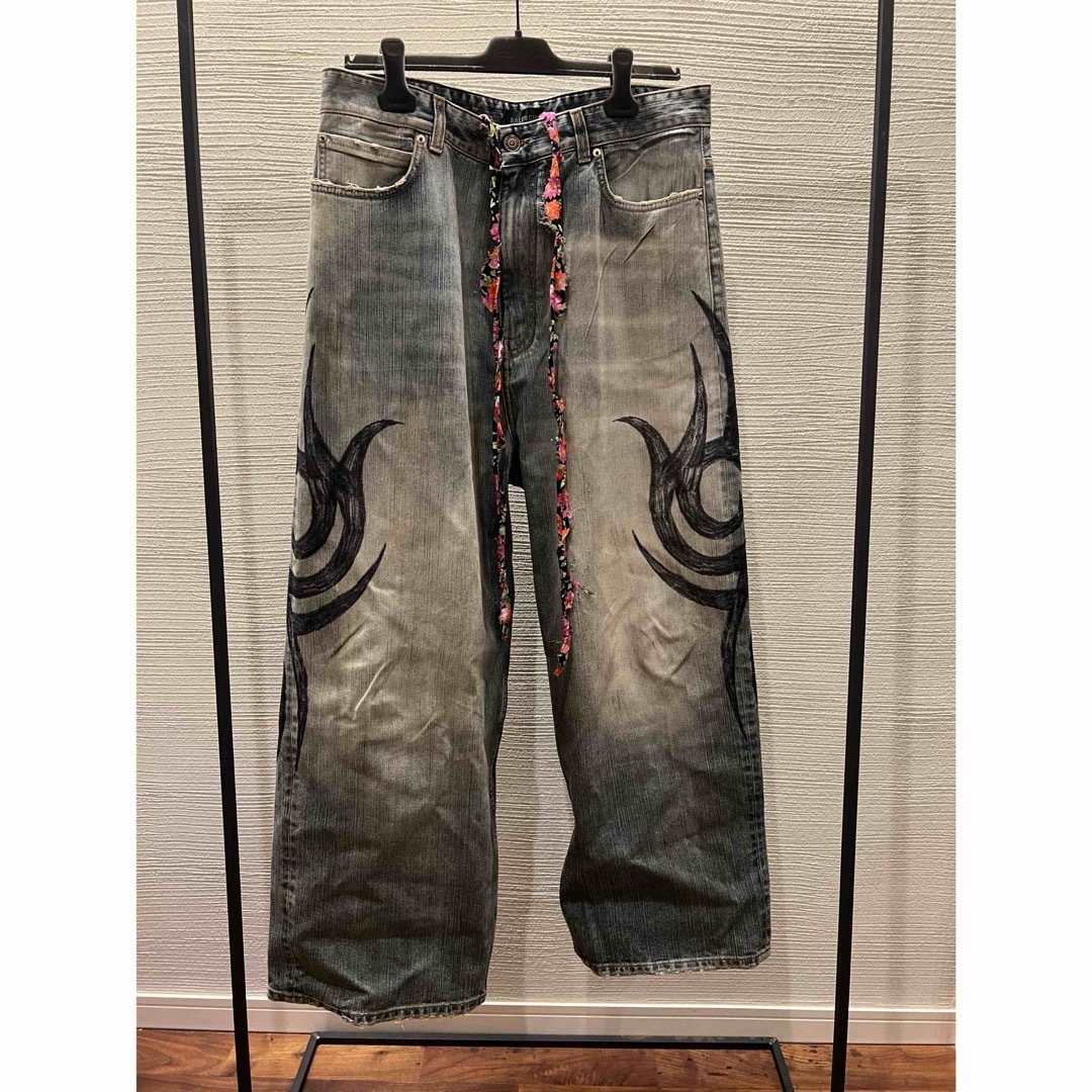 BALENCIAGA - balenciaga Y2K BAGGY バギー デニム パンツの通販 BALENCIAGA - balenciaga Y2K BAGGY バギー デニム パンツの通販