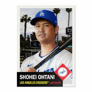 TOPPS LIVING SETドジャース 大谷翔平選手イラストカード(シングルカード)
