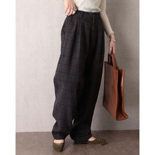FREAK'S STORE ガンクラブチェックバルーンパンツ 【ネイビー】