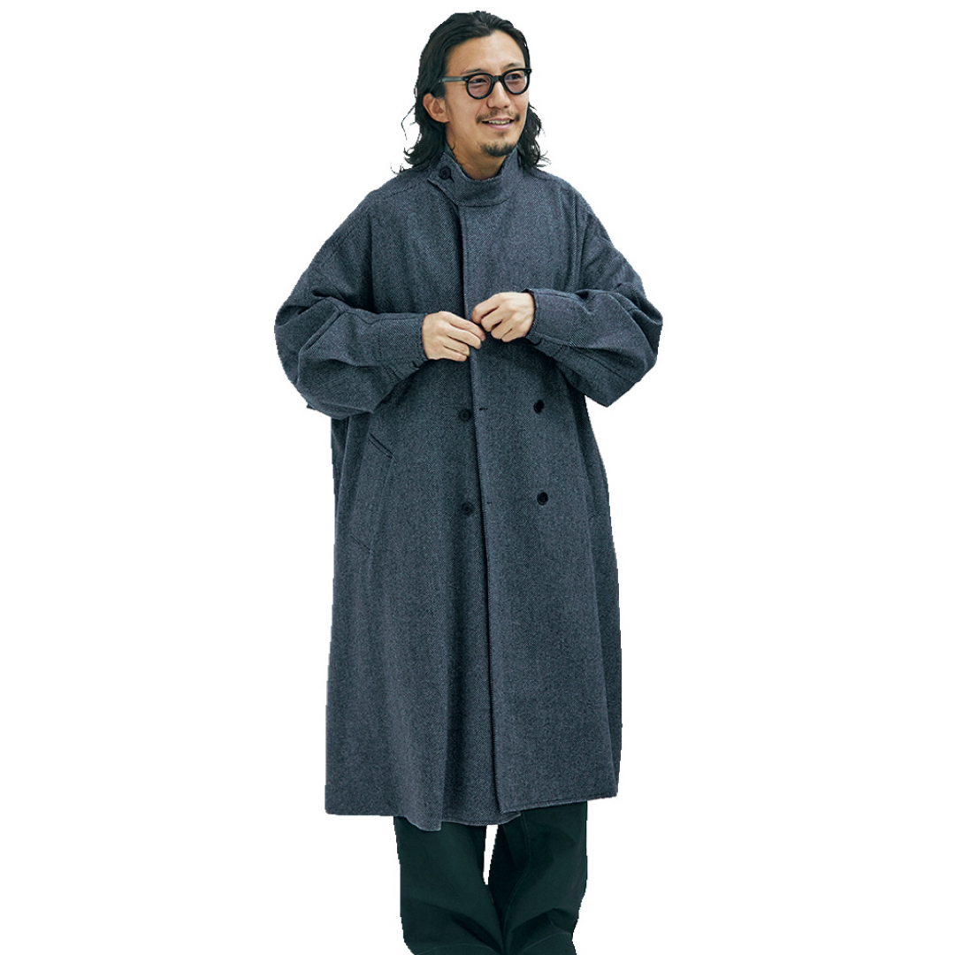 COMOLI - 【GABRIELA COLL GARMENTS】ダブルブレステッドロング COMOLI - 【GABRIELA COLL GARMENTS】ダブルブレステッドロング