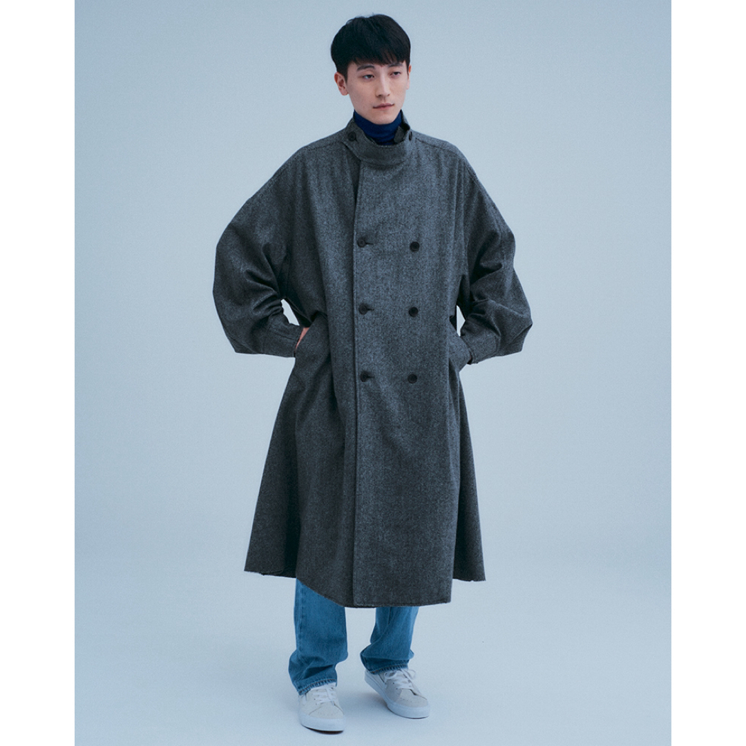 COMOLI - 【GABRIELA COLL GARMENTS】ダブルブレステッドロング COMOLI - 【GABRIELA COLL GARMENTS】ダブルブレステッドロング