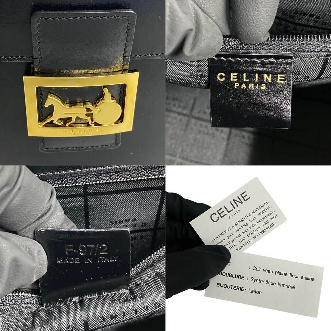 CELINE - 極 美品 CELINE セリーヌ ヴィンテージ 馬車 金具 CELINE - 極 美品 CELINE セリーヌ ヴィンテージ 馬車 金具