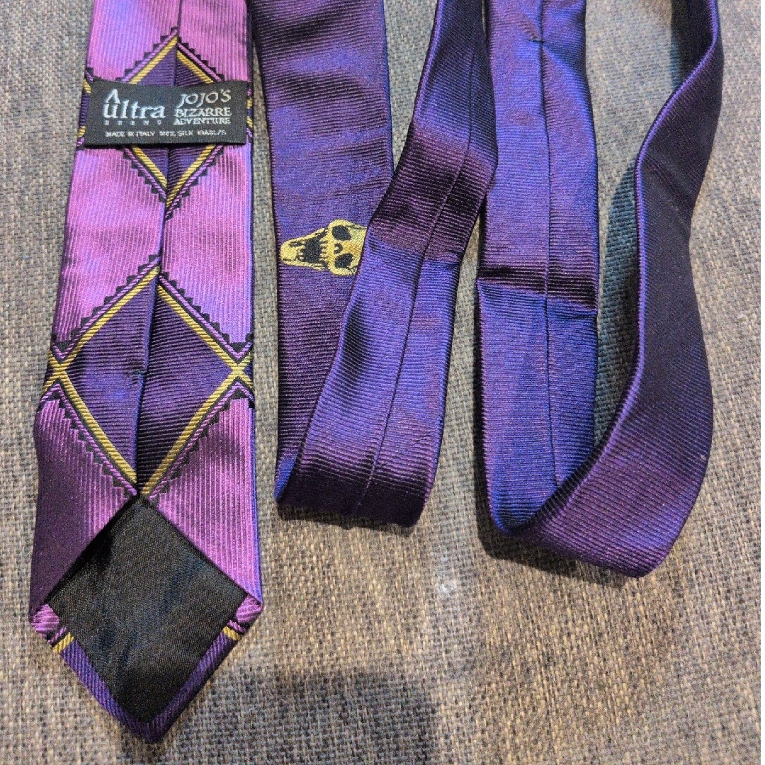 ジョジョ 吉良吉影 ネクタイ「KILL・A's tie」パープル ジョジョ 吉良吉影 ネクタイ「KILL・A's tie」パープル
