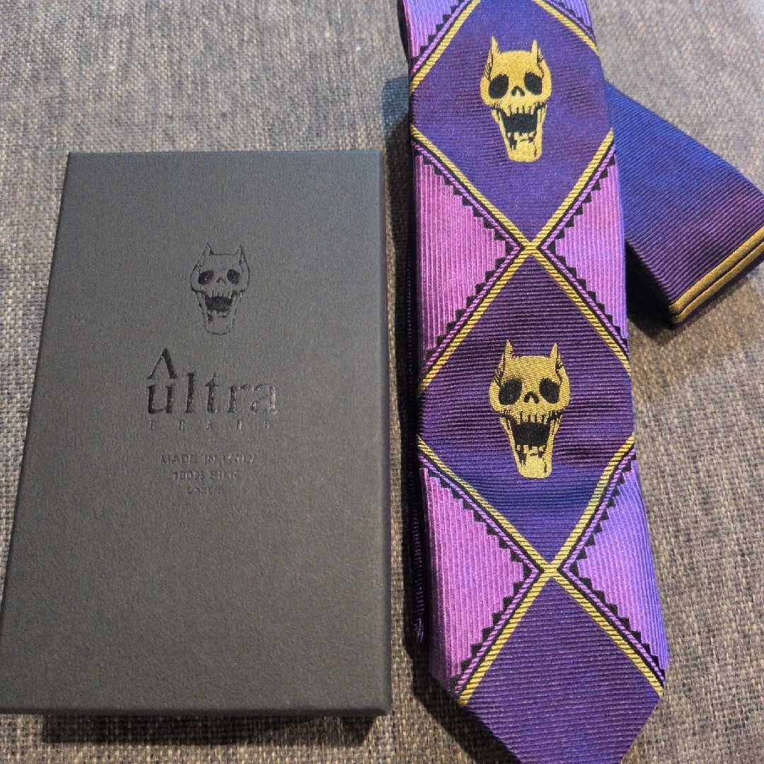 ジョジョ 吉良吉影 ネクタイ「KILL・A's tie」パープル ジョジョ 吉良吉影 ネクタイ「KILL・A's tie」パープル