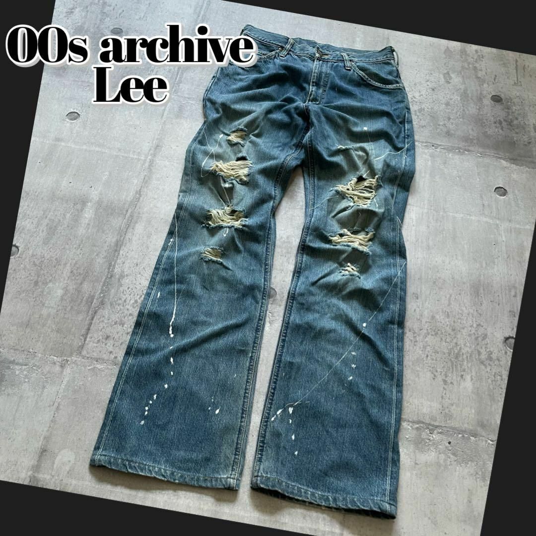 1970's LEE grunge flare denim 42TALON(70's 80's Lee リー 1970's LEE grunge flare denim 42TALON(70's 80's Lee リー