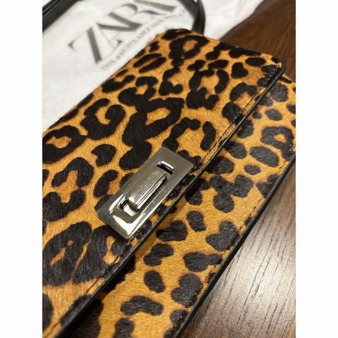 ZARA - 【新品】ZARA レオパード柄レザー地(牛革) マルチウェイ ZARA - 【新品】ZARA レオパード柄レザー地(牛革) マルチウェイ