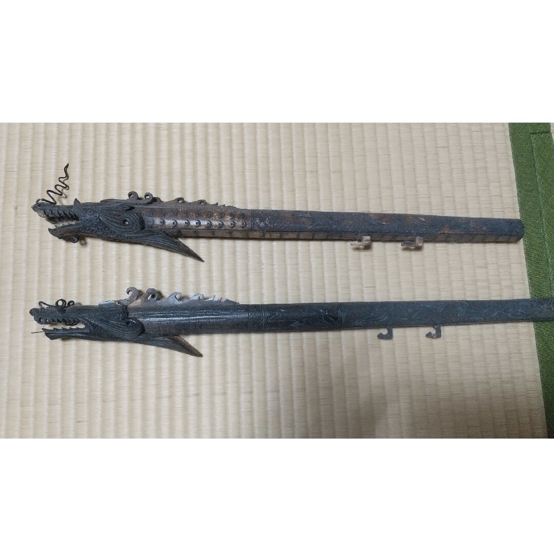 縁起 アジアン雑貨 インテリア ドラゴン 龍 竜 ハンドメイド 動物 木製