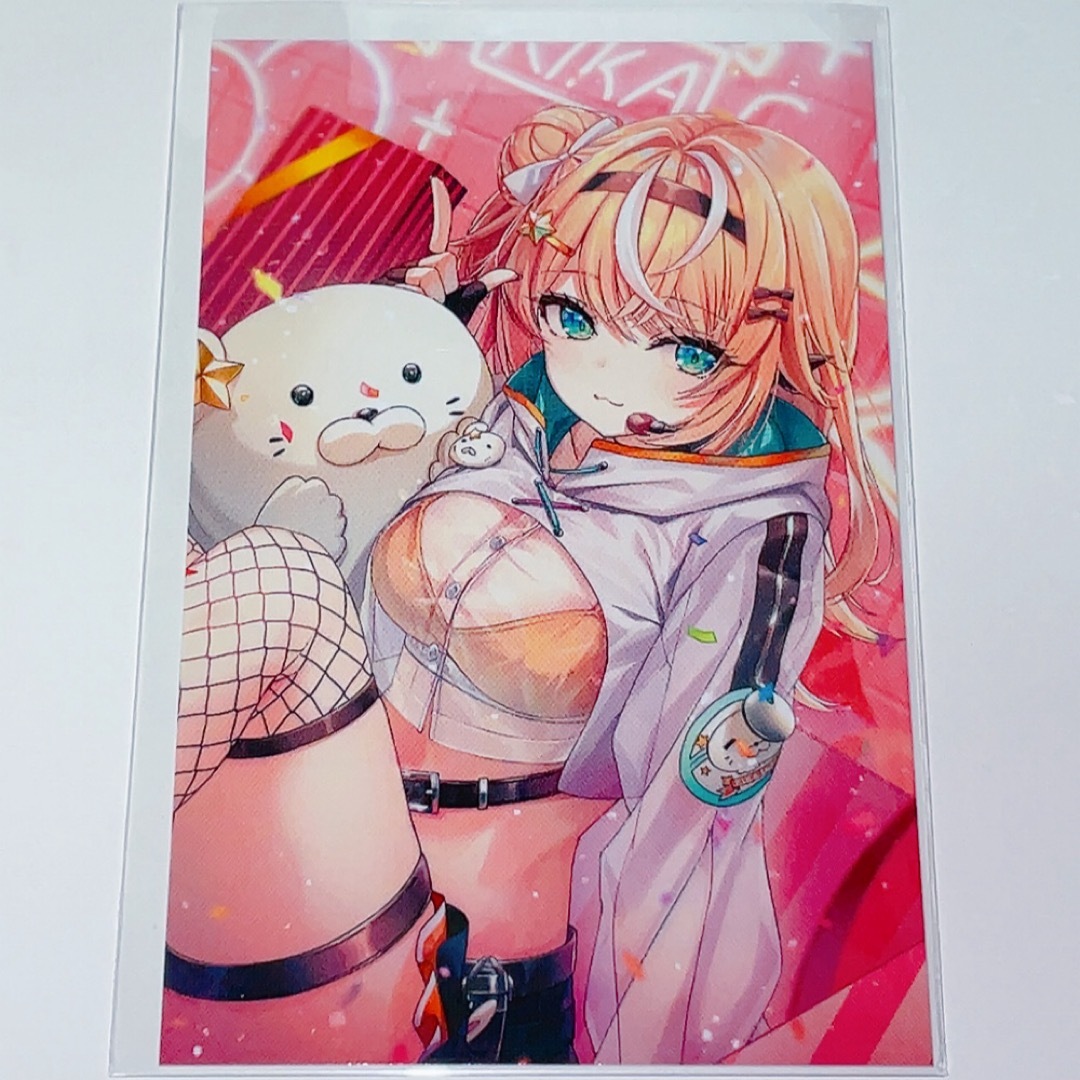 にじさんじ 五十嵐梨花 ランダムコレクションカード エンタメ/ホビーのおもちゃ/ぬいぐるみ(キャラクターグッズ)の商品写真