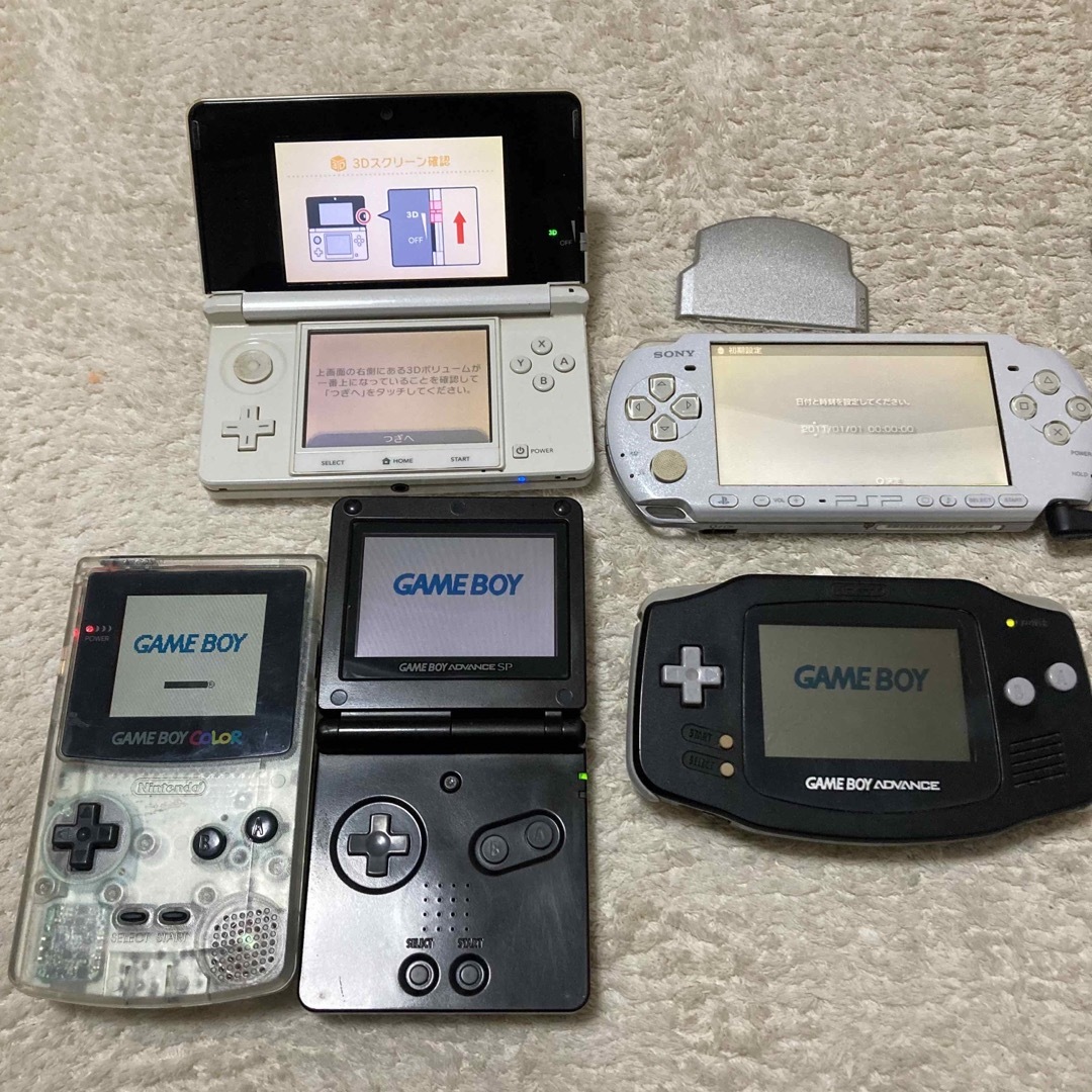 ゲームボーイアドバンス - psp 3000 ゲームボーイカラー ゲームボーイアドバンス - psp 3000 ゲームボーイカラー