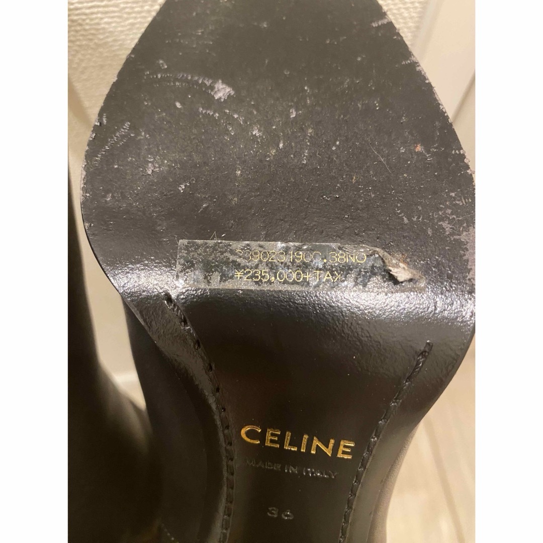 CELINE 黒 ロングブーツ 36 CELINE 黒 ロングブーツ 36