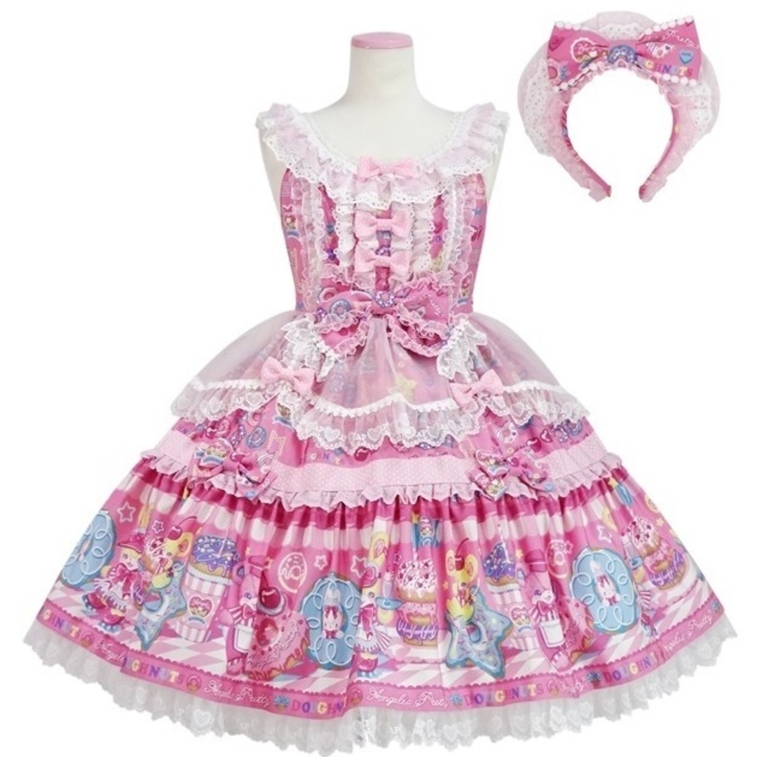 Angelic Pretty - 【新品】Toy's Donut Diner エプロンドレスSet Angelic Pretty - 【新品】Toy's Donut Diner エプロンドレスSet