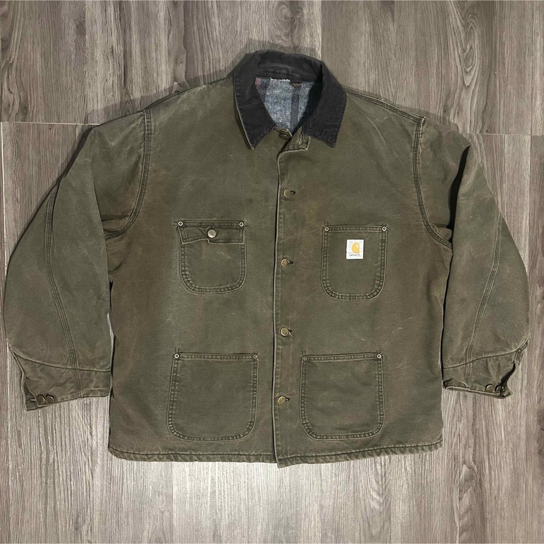 90s USA製 Carhartt カーハート ミシガン チョアコート XL程度 90s USA製 Carhartt カーハート ミシガン チョアコート XL程度