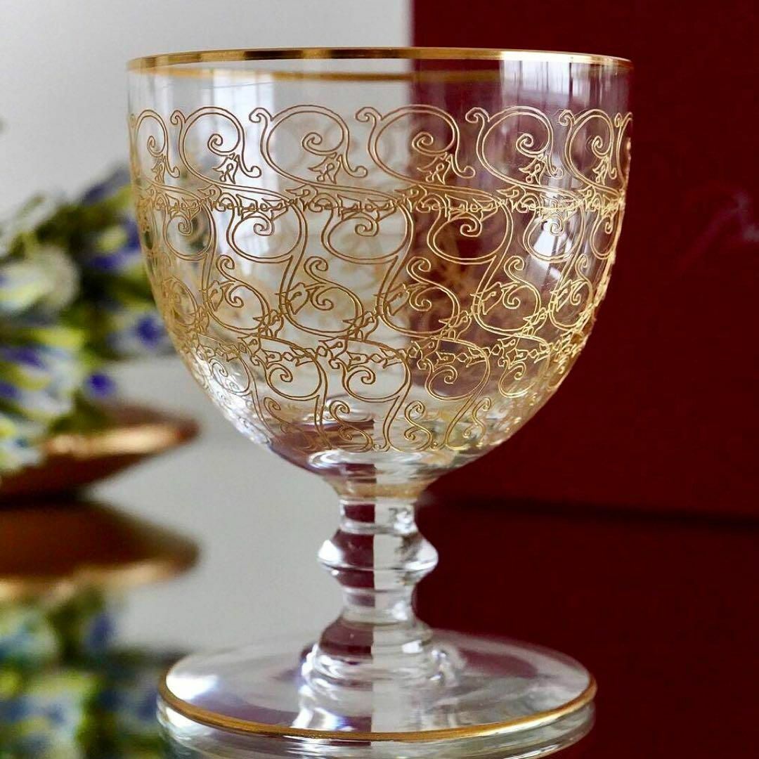 極希少☆極美品☆オールドバカラBACCARAT☆24金彩☆ローハン☆ 極希少☆極美品☆オールドバカラBACCARAT☆24金彩☆ローハン☆