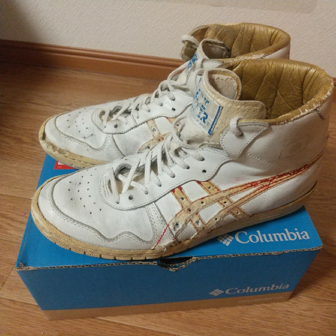 ASICS TIGER - 廃盤 アシックス ジャパン L 赤 27 オリジナル ASICS TIGER - 廃盤 アシックス ジャパン L 赤 27 オリジナル