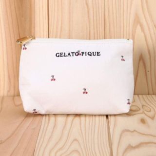 ジェラートピケ(gelato pique)のタグ付き新品☆ジェラートピケ チェリー柄ポーチ(ポーチ)