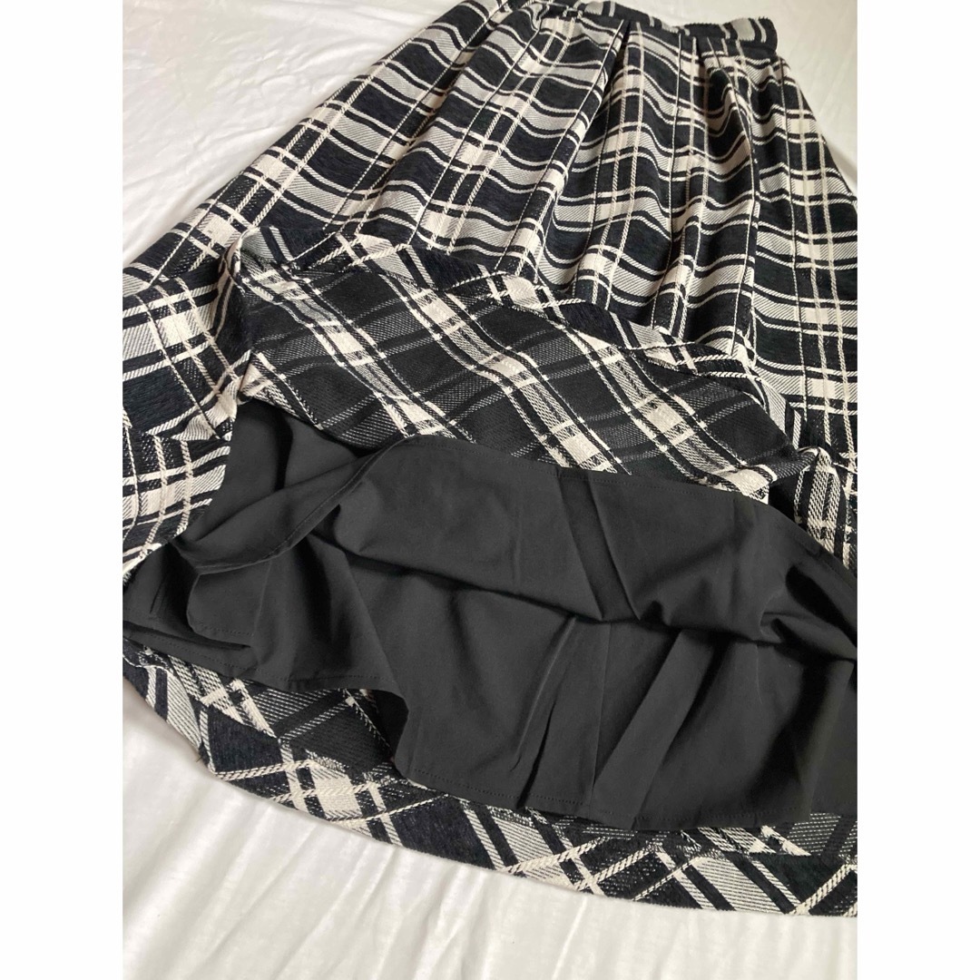 スカート Herlipto Windowpane Checked Volume Skirt - スカート スカート Herlipto Windowpane Checked Volume Skirt - スカート