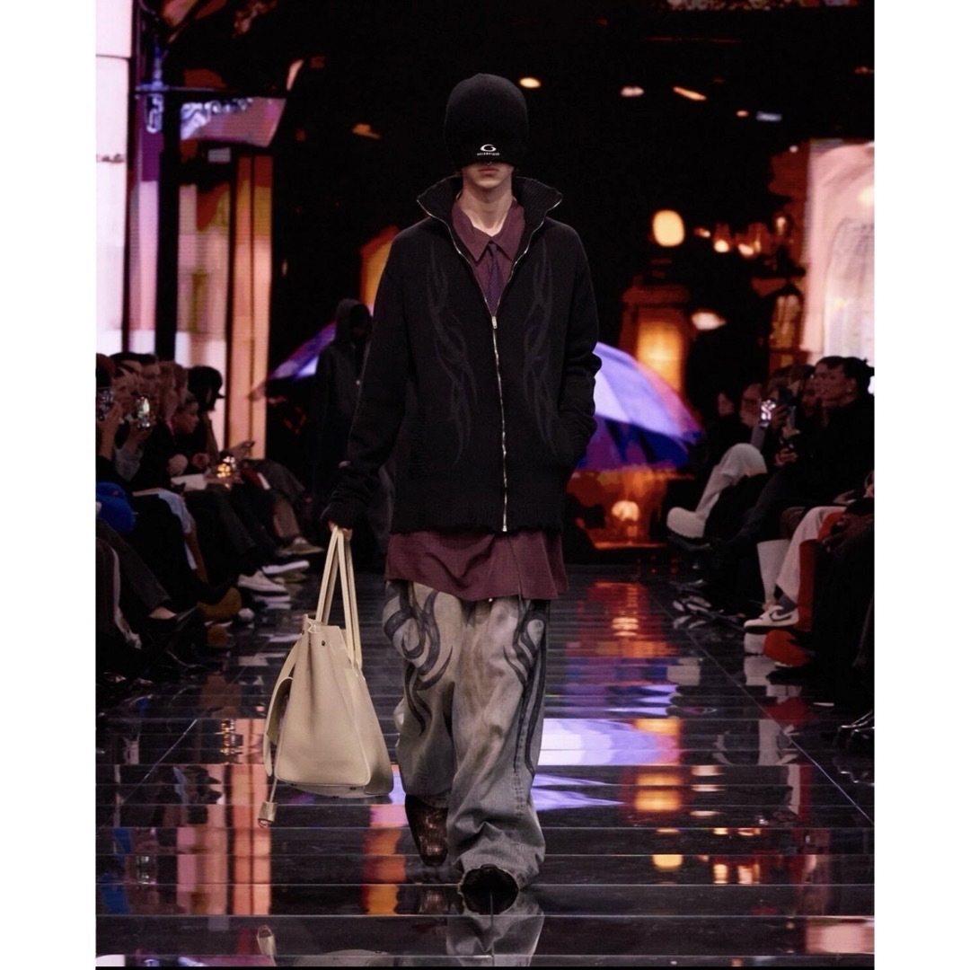 BALENCIAGA - 2024AW Balenciaga Y2K ストレッチ ニー Baggy BALENCIAGA - 2024AW Balenciaga Y2K ストレッチ ニー Baggy
