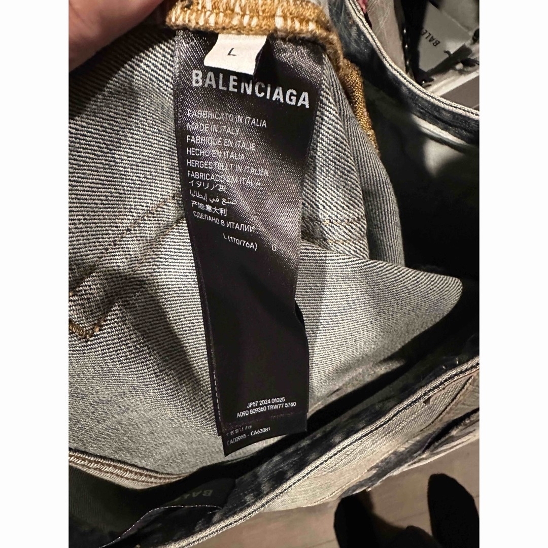 BALENCIAGA - 2024AW Balenciaga Y2K ストレッチ ニー Baggy BALENCIAGA - 2024AW Balenciaga Y2K ストレッチ ニー Baggy