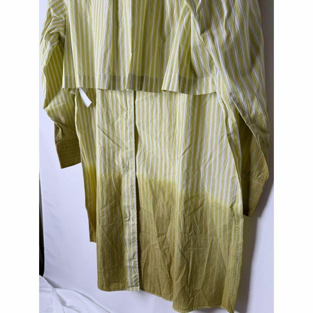 定価13.5万】 MARNI マルニ シャツ ワンピース グリーン 36 定価13.5万】 MARNI マルニ シャツ ワンピース グリーン 36