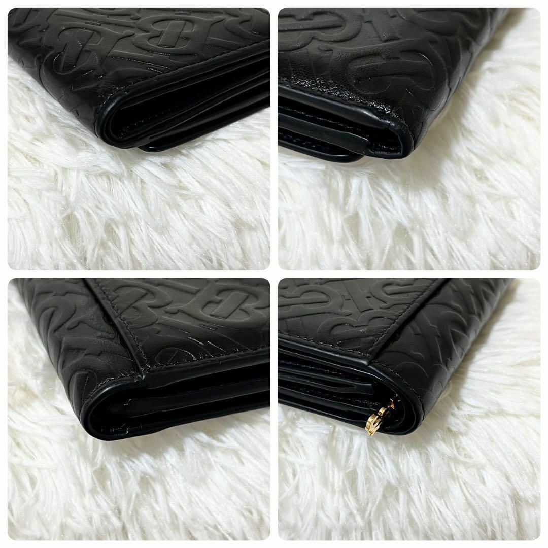 極美品✨ 近年モデル バーバリー TB モノグラム 三つ折り 財布 極美品✨ 近年モデル バーバリー TB モノグラム 三つ折り 財布