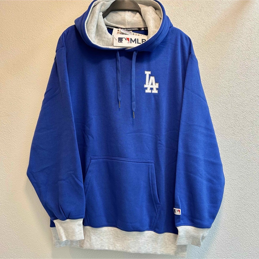 MLB - 【L】MLB公式 ドジャース 裏起毛パーカー&パンツ上下 MLB - 【L】MLB公式 ドジャース 裏起毛パーカー&パンツ上下