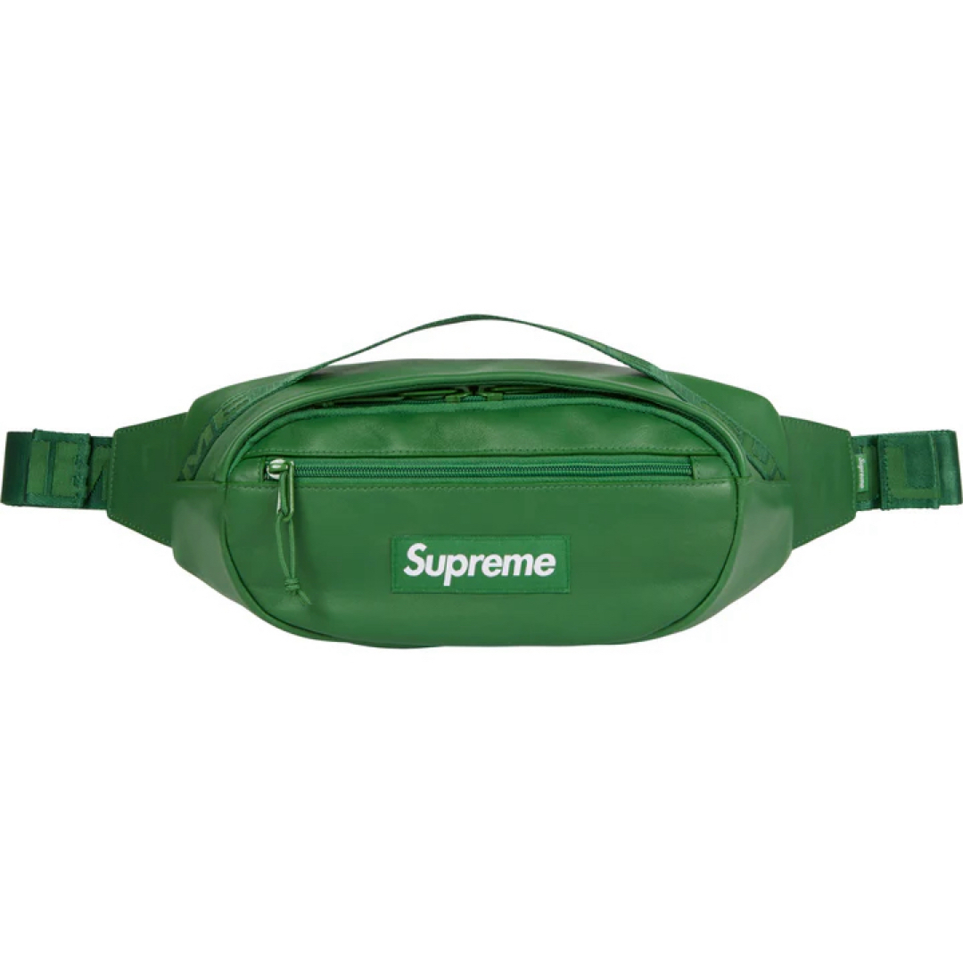 Supreme - Supreme Leather Waist Bag Supreme - Supreme Leather Waist Bag