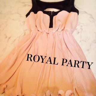 ロイヤルパーティー(ROYAL PARTY)のロイパ♥︎シフォンワンピ(ミニワンピース)