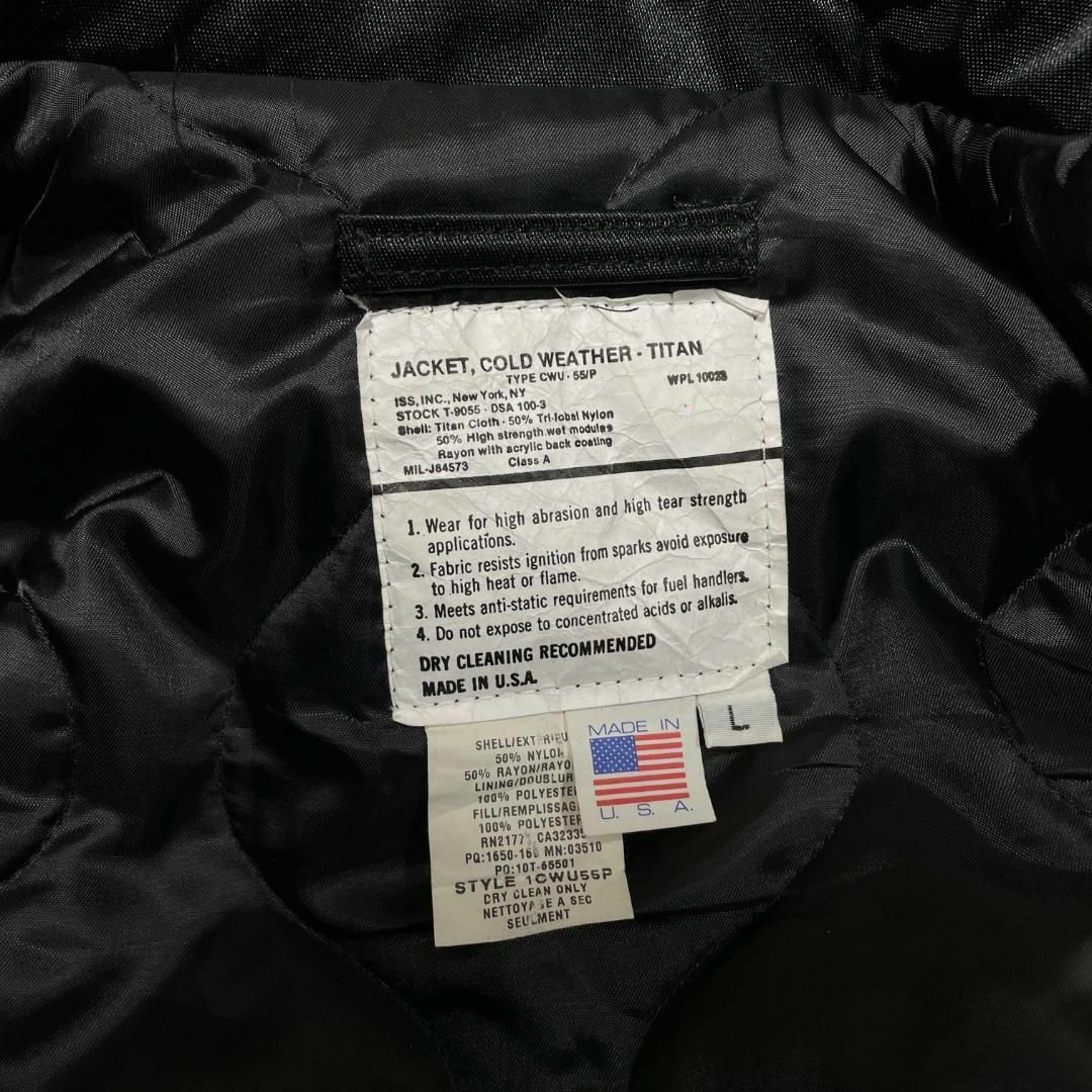 SPIEWAK - スピワックタイタンクロスCWU55Pフライトジャケット黒 SPIEWAK - スピワックタイタンクロスCWU55Pフライトジャケット黒