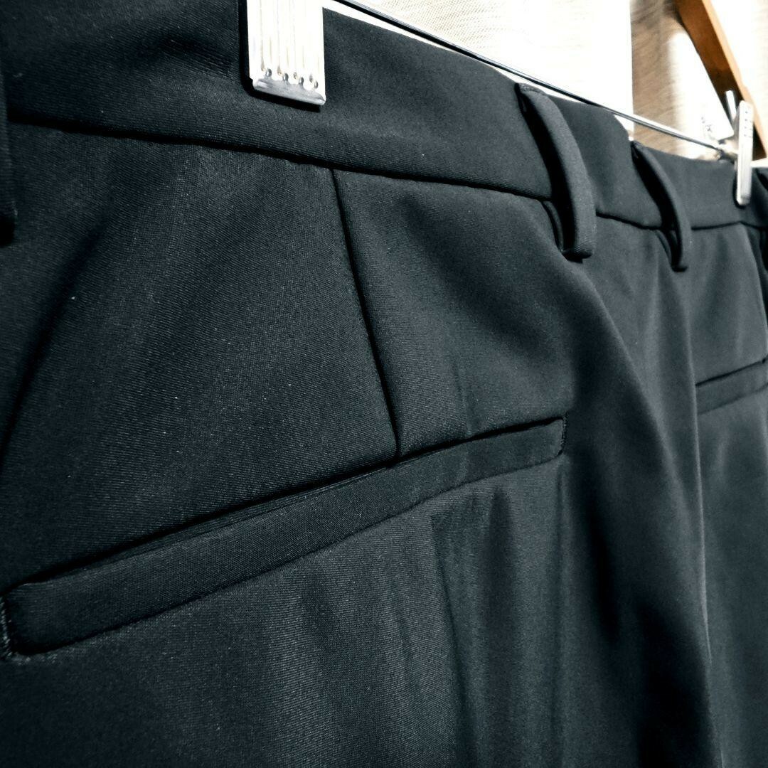 美品:Theory】高機能ジャージー スラックス「L:ブラック」 美品:Theory】高機能ジャージー スラックス「L:ブラック」
