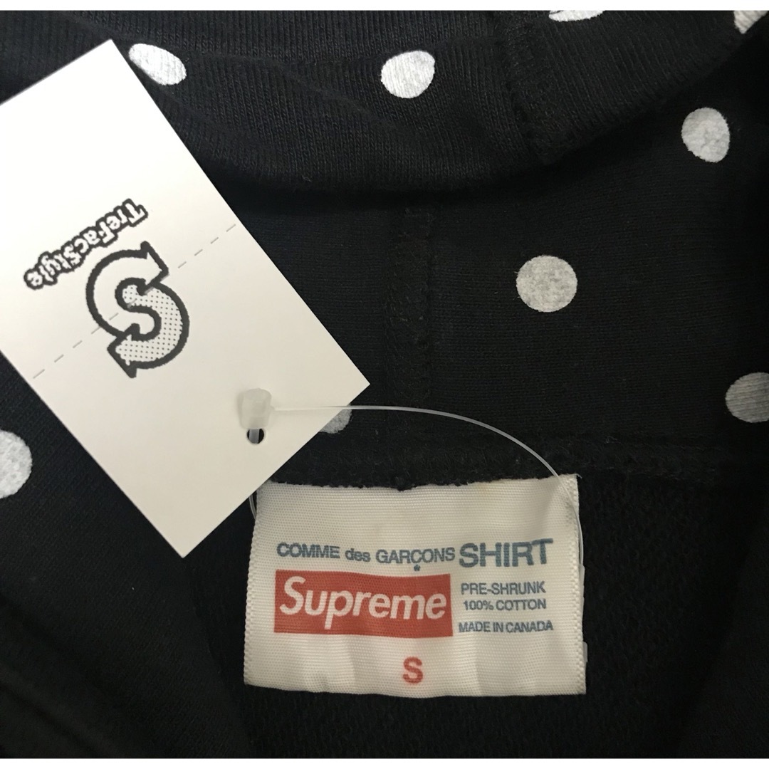 COMME des GARCONS - supreme コムデギャルソン ドットパーカー COMME des GARCONS - supreme コムデギャルソン ドットパーカー