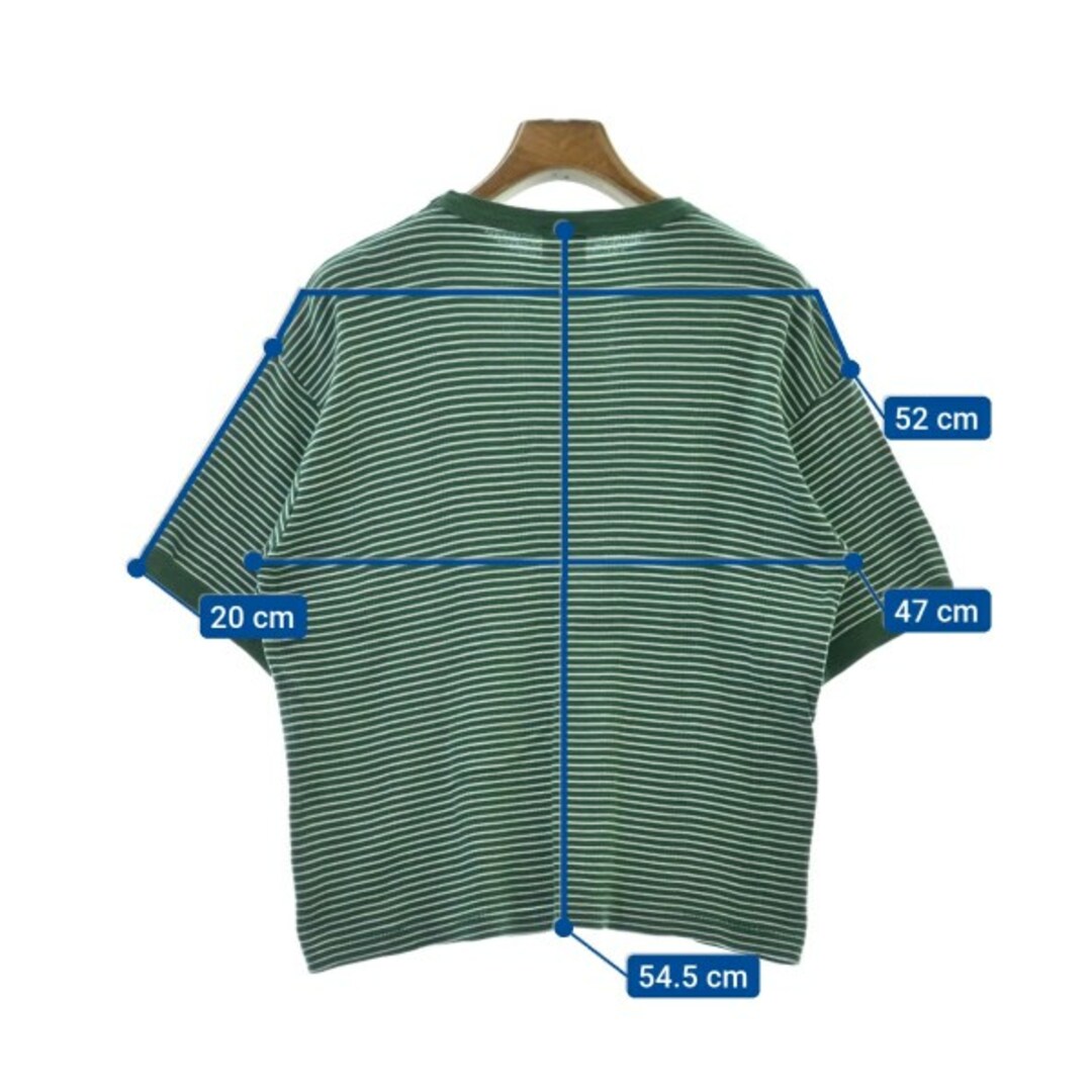 PHEENY - PHEENY フィーニー Tシャツ・カットソー F 緑x白 PHEENY - PHEENY フィーニー Tシャツ・カットソー F 緑x白