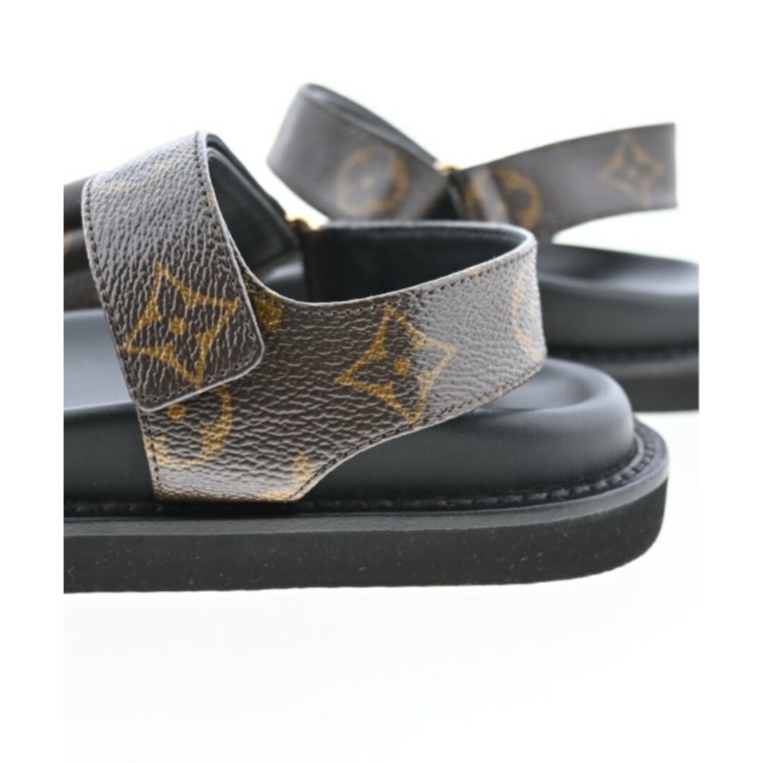 LOUIS VUITTON - LOUIS VUITTON サンダル EU36(22.5cm位) 茶 LOUIS VUITTON - LOUIS VUITTON サンダル EU36(22.5cm位) 茶