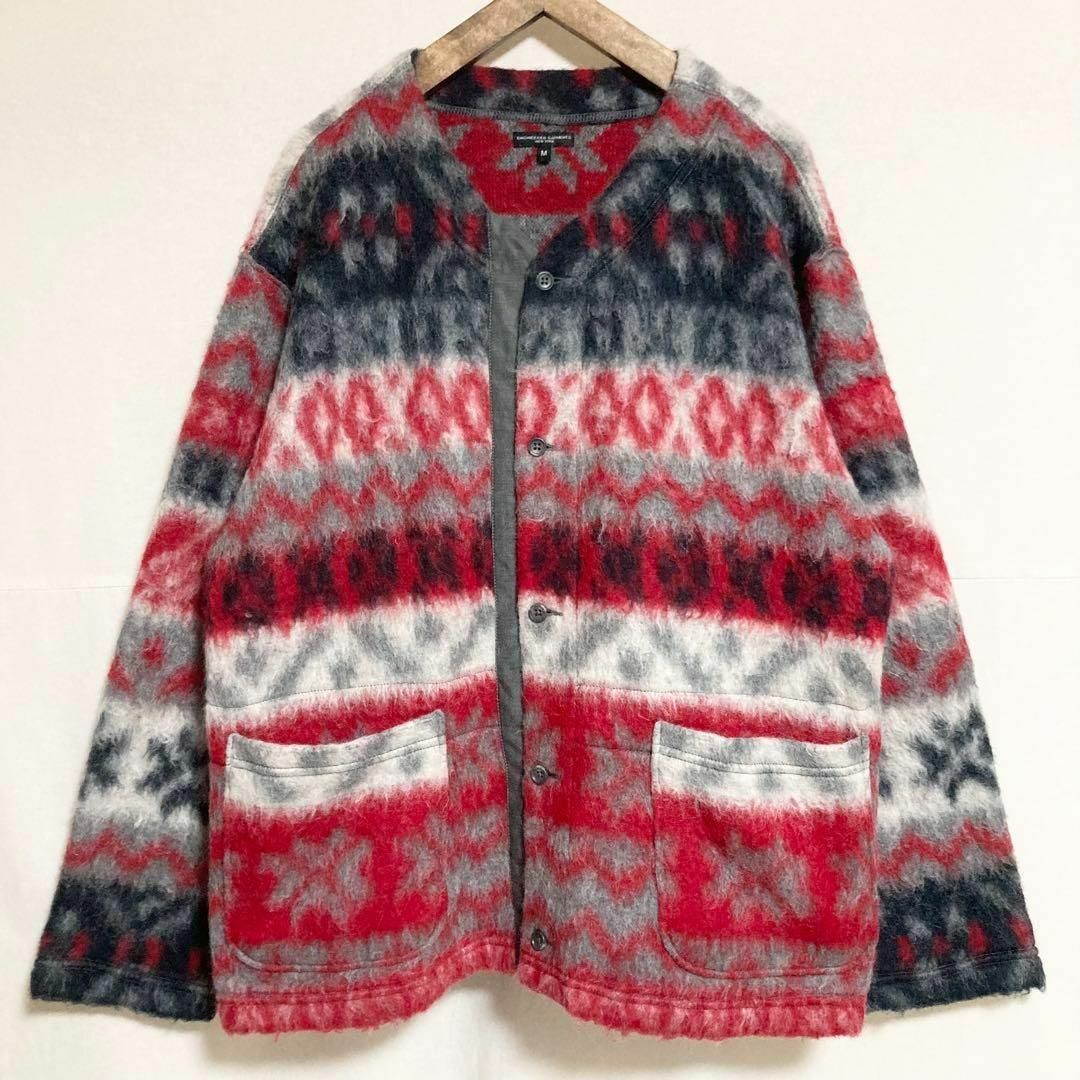 Mサイズ!ENGINEEREDGARMENTS クルーネックカーディガン Mサイズ!ENGINEEREDGARMENTS クルーネックカーディガン