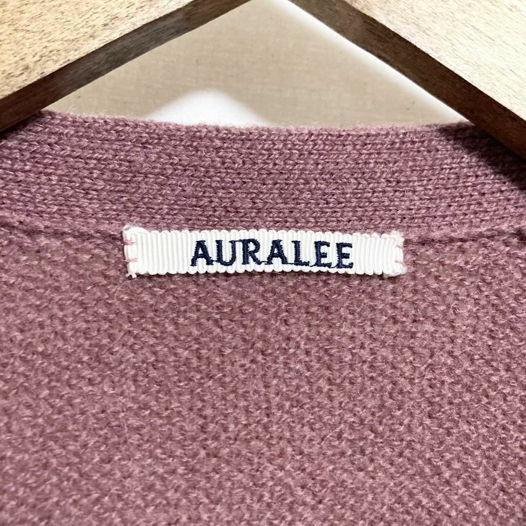 AURALEE - サイズ4!AURALEE シェットランドウールカーディガン AURALEE - サイズ4!AURALEE シェットランドウールカーディガン
