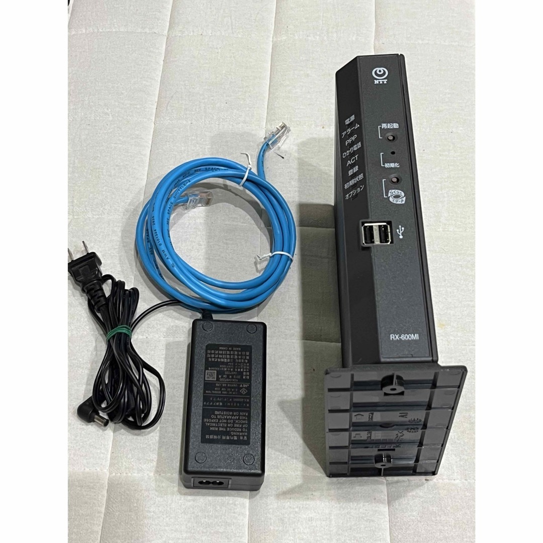 NTT RX-600MI ホームゲートウェイ ひかり電話ルータ の通販 by NTT RX-600MI ホームゲートウェイ ひかり電話ルータ の通販 by