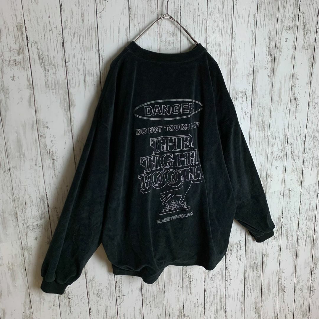 【激レア】ブラックアイパッチ×タイトブース☆限定コラボベロアスウェット/1270 激レア】ブラックアイパッチ×タイトブース☆限定コラボベロア