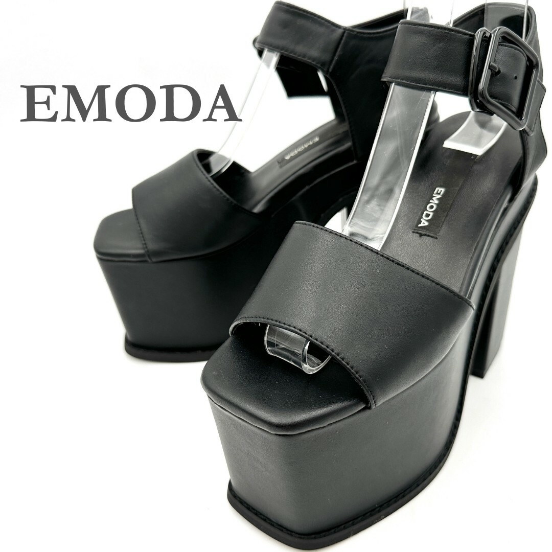 EMODA - □新品級□ EMODA サンダル 厚底 ブラック 730Tの通販 EMODA - □新品級□ EMODA サンダル 厚底 ブラック 730Tの通販