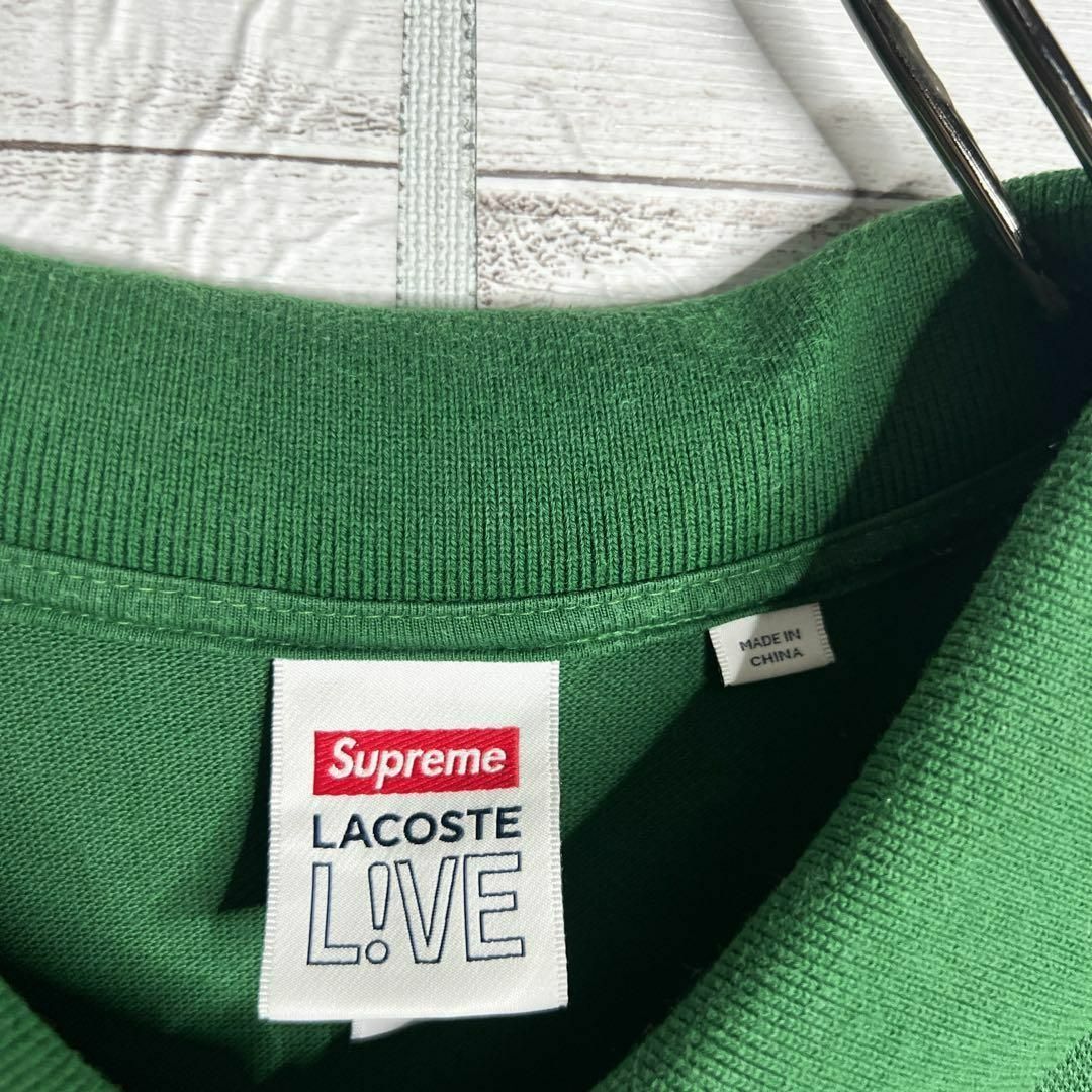 Supreme - 【入手困難!!】シュプリーム×ラコステ ✈︎刺繍 長袖 Supreme - 【入手困難!!】シュプリーム×ラコステ ✈︎刺繍 長袖