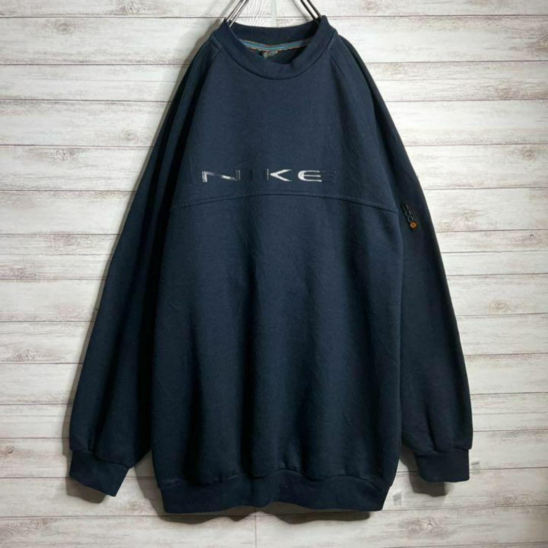 NIKE - 【USA製!!】ナイキ ✈︎センターロゴ ゆるだぼ 裏起毛 肉 NIKE - 【USA製!!】ナイキ ✈︎センターロゴ ゆるだぼ 裏起毛 肉