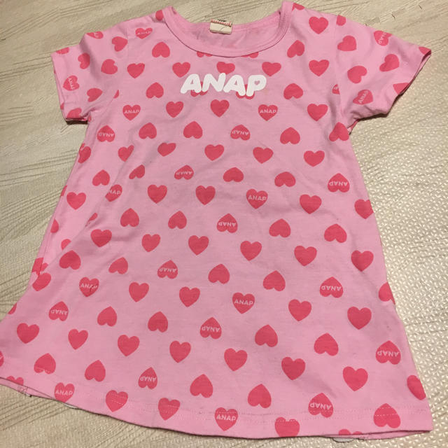 ANAP Kids(アナップキッズ)のTシャツ ANAP 女児110センチ キッズ/ベビー/マタニティのキッズ服男の子用(90cm~)(Tシャツ/カットソー)の商品写真