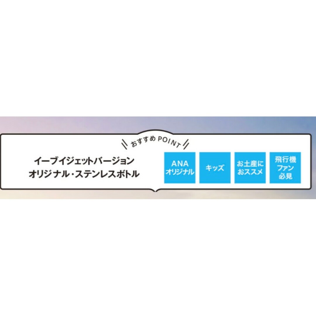ポケモン - ANAオリジナル ワンタッチステンレスボトル イーブイ ポケモン - ANAオリジナル ワンタッチステンレスボトル イーブイ