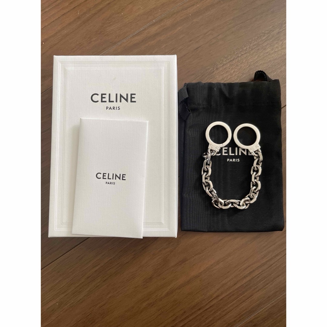 CELINE - Celine チェーン トリオンフ ゴールデンハンドカフ CELINE - Celine チェーン トリオンフ ゴールデンハンドカフ