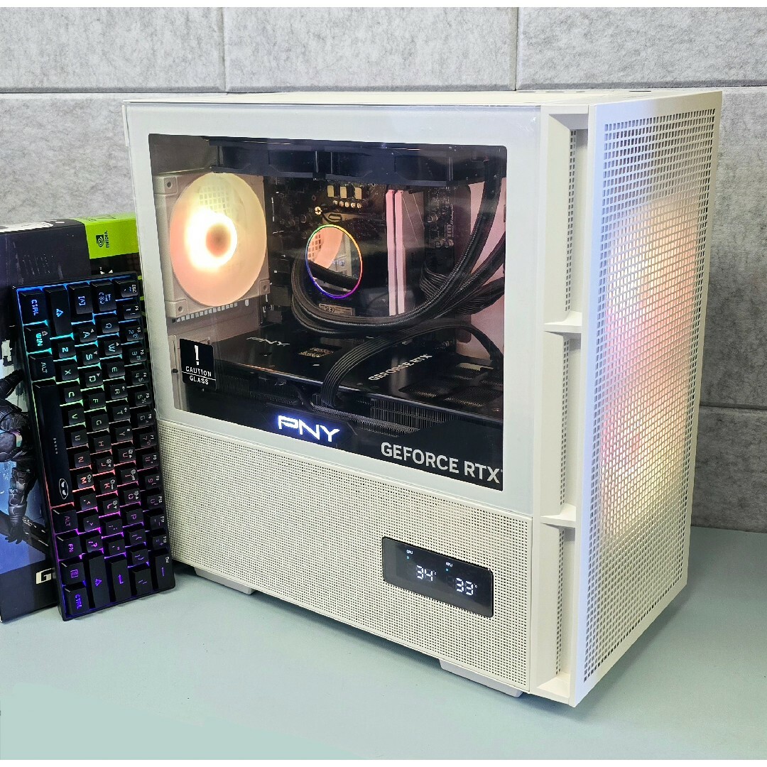 msi(エムエスアイ)の高スペックゲーミングPC/高性能core i7/1TB/32GB/4060 スマホ/家電/カメラのPC/タブレット(デスクトップ型PC)の商品写真
