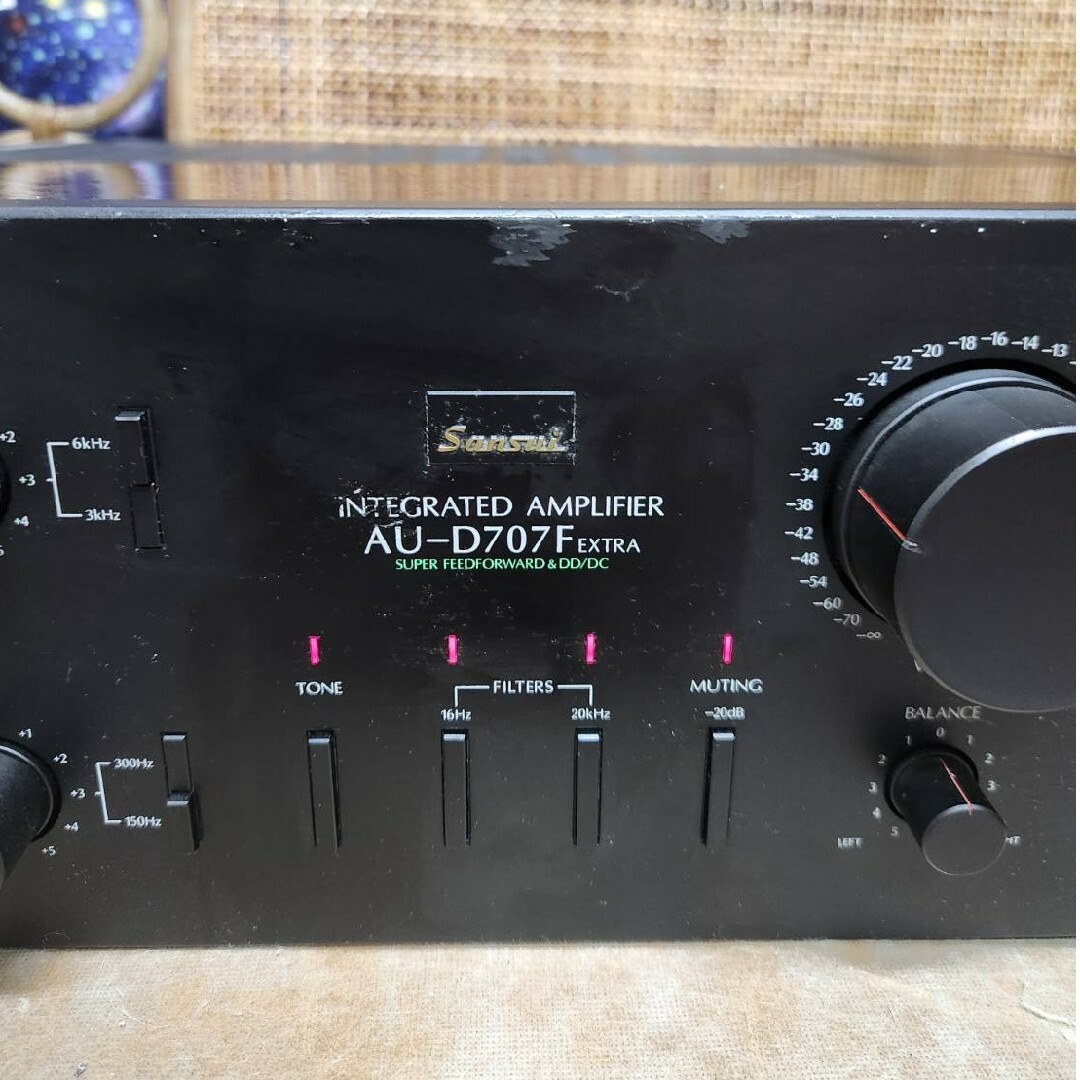 絶品!整備済完動美品!山水高級プリメインアンプAU-D707F EXTRA 絶品!整備済完動美品!山水高級プリメインアンプAU-D707F EXTRA