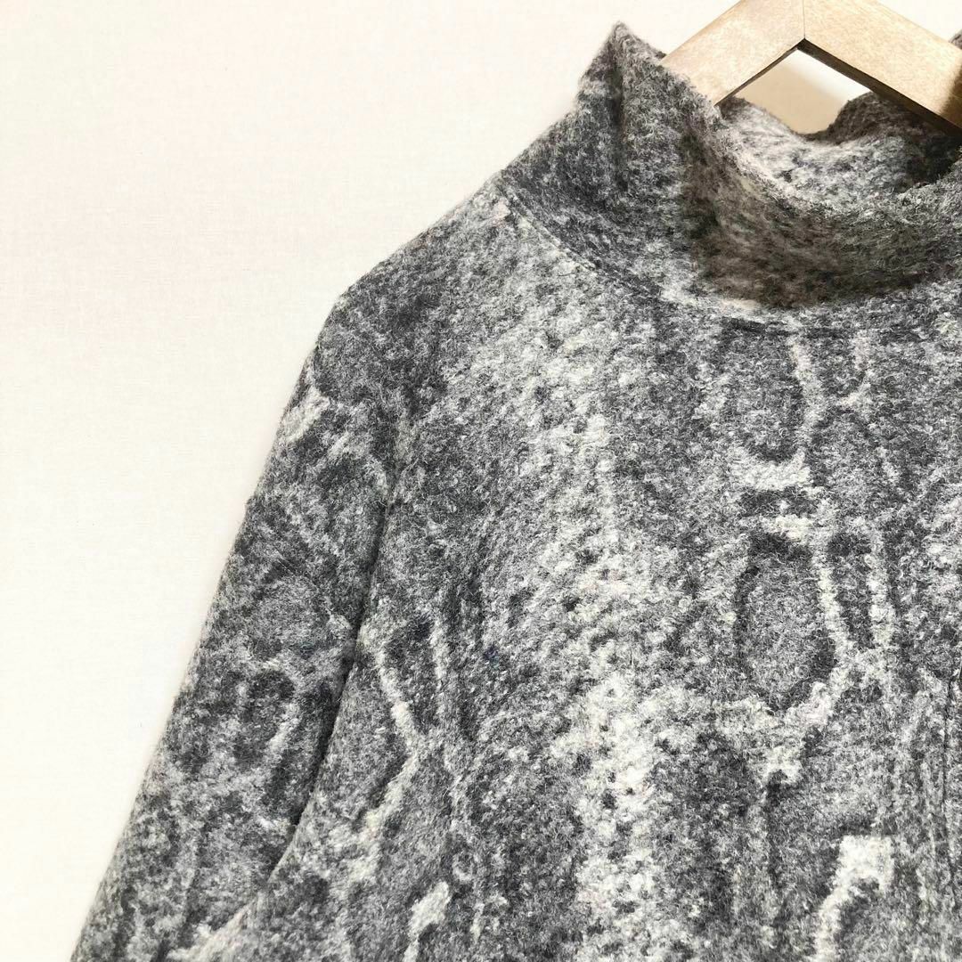 Lサイズ! ENGINEERED GARMENTS パイソン柄ウールハイネックの Lサイズ! ENGINEERED GARMENTS パイソン柄ウールハイネックの
