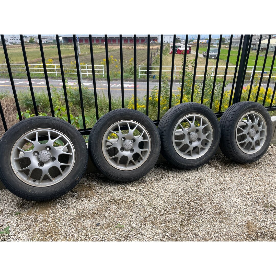 ホンダ - ホンダ純正 13インチ アルミホイール サマータイヤ+ ホンダ - ホンダ純正 13インチ アルミホイール サマータイヤ+