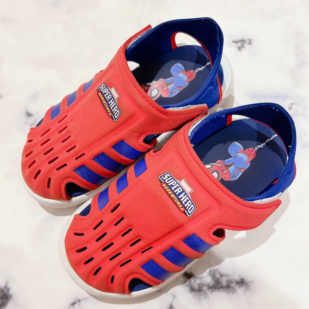 adidas - adidas アディダス マーベル スパイダーマン サンダル adidas - adidas アディダス マーベル スパイダーマン サンダル