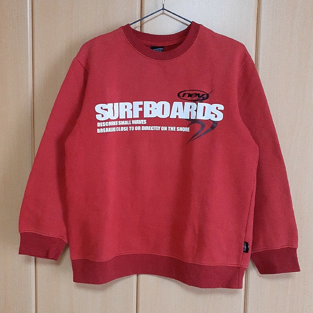 old nev surf レッド 赤 スウェット トレーナーの通販 by とら's old nev surf レッド 赤 スウェット トレーナーの通販 by とら's