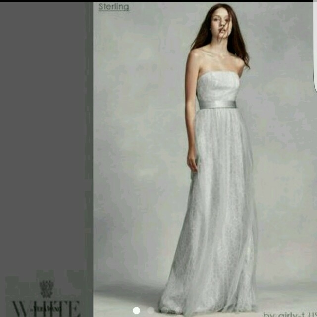 Vera Wang(ヴェラウォン)のWhite by VERAWANG ベアトップドレス レディースのフォーマル/ドレス(その他ドレス)の商品写真